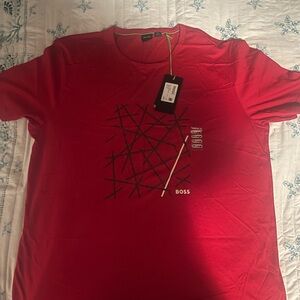 Red Hugo Boss T-Shirt